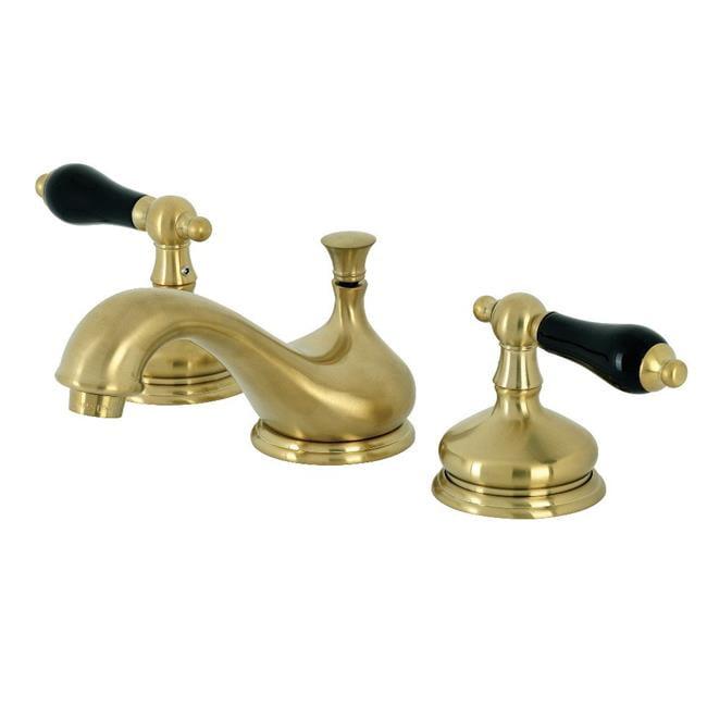 Duchess Traditional Brushed Brass Widespread Bathroom Faucet