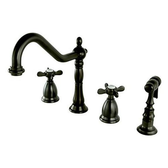 Kingston Brass Ks179.Bexbs Essex 1.8 GPM Widespread Kitchen Faucet - Bronze