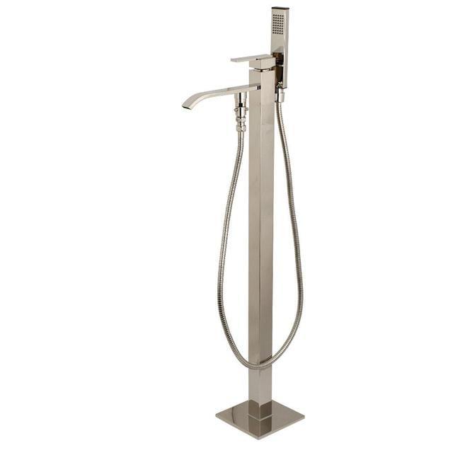 Kingston Brass Ks413.Qll Executive Floor Mounted Tub Filler - Nickel