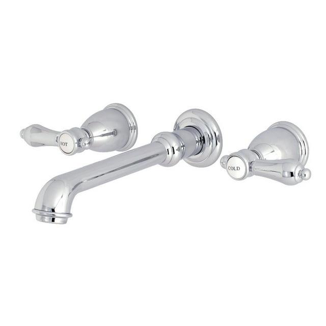 Kingston Brass Heirloom Two-Handle 3-Hole Wall Mount Roman Tub Faucet