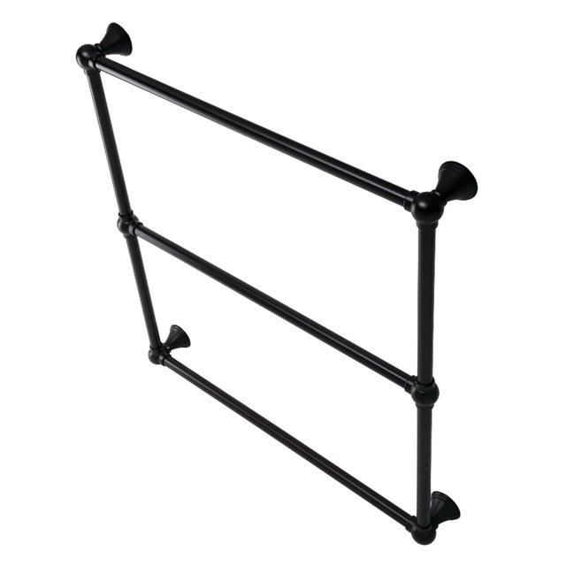 Kingston Brass Maximilien 30-Inch Wall Mount 3-Bar Towel Rack