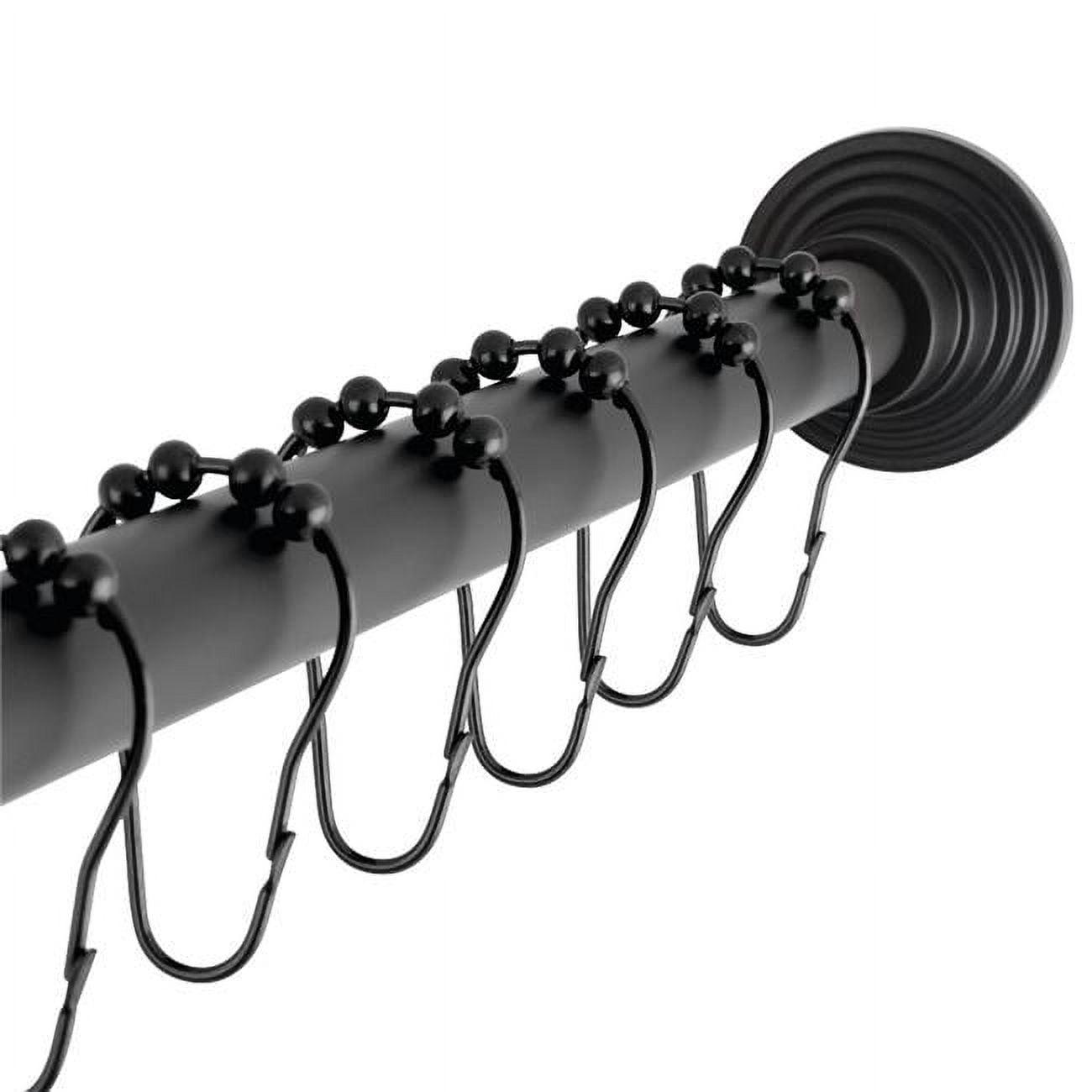 Kingston Brass Kingston Brass Edenscape 60-Inch to 72-Inch Adjustable Shower Curtain Rod with Rings
