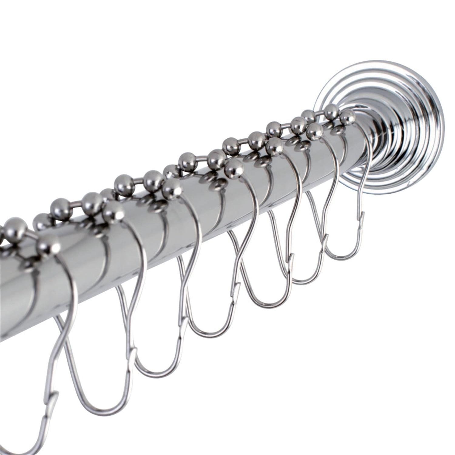 Kingston Brass Kingston Brass Edenscape 60-Inch to 72-Inch Adjustable Shower Curtain Rod with Rings