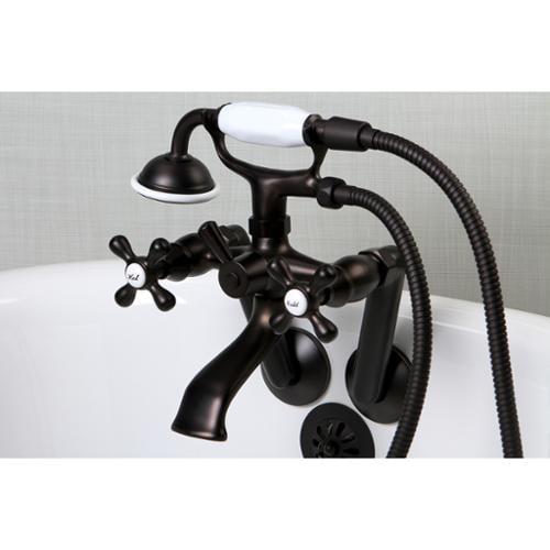 Oil Rubbed Bronze Clawfoot Tub Faucet with Hand Shower