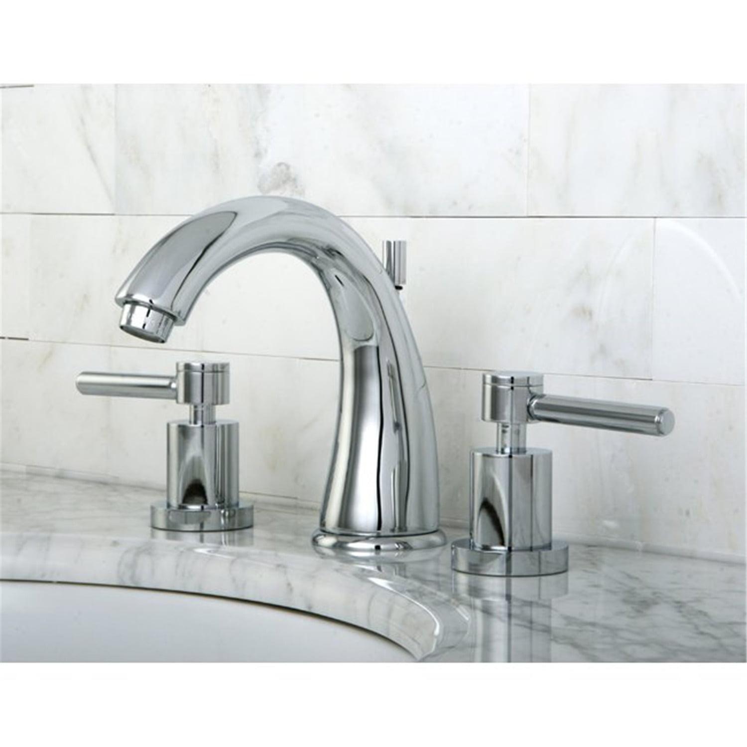 Concord Widespread Bathroom Faucet with Drain Assembly