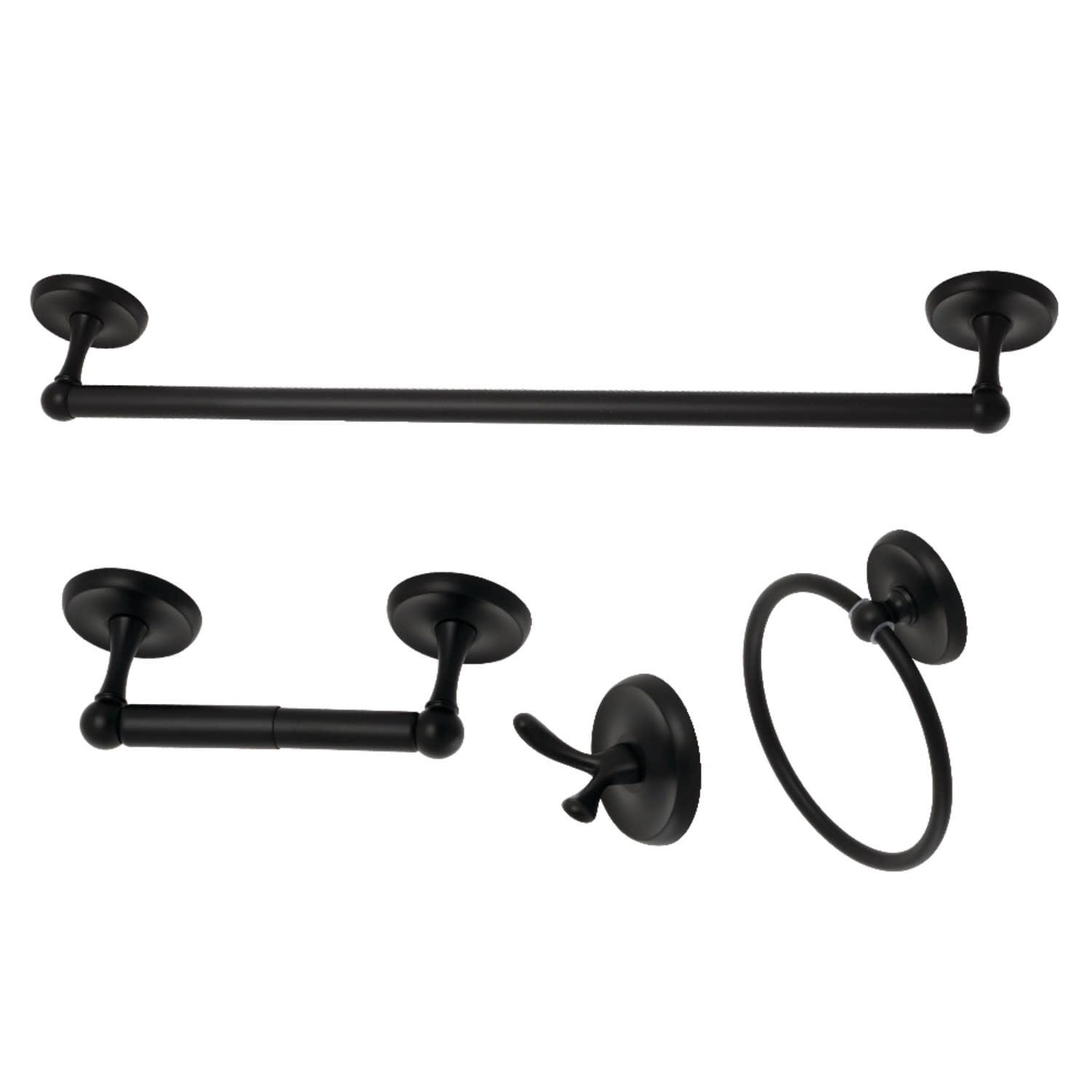 Kingston Brass BAK312478MB Kingston Brass Victorian 4-Piece Bathroom Hardware Set