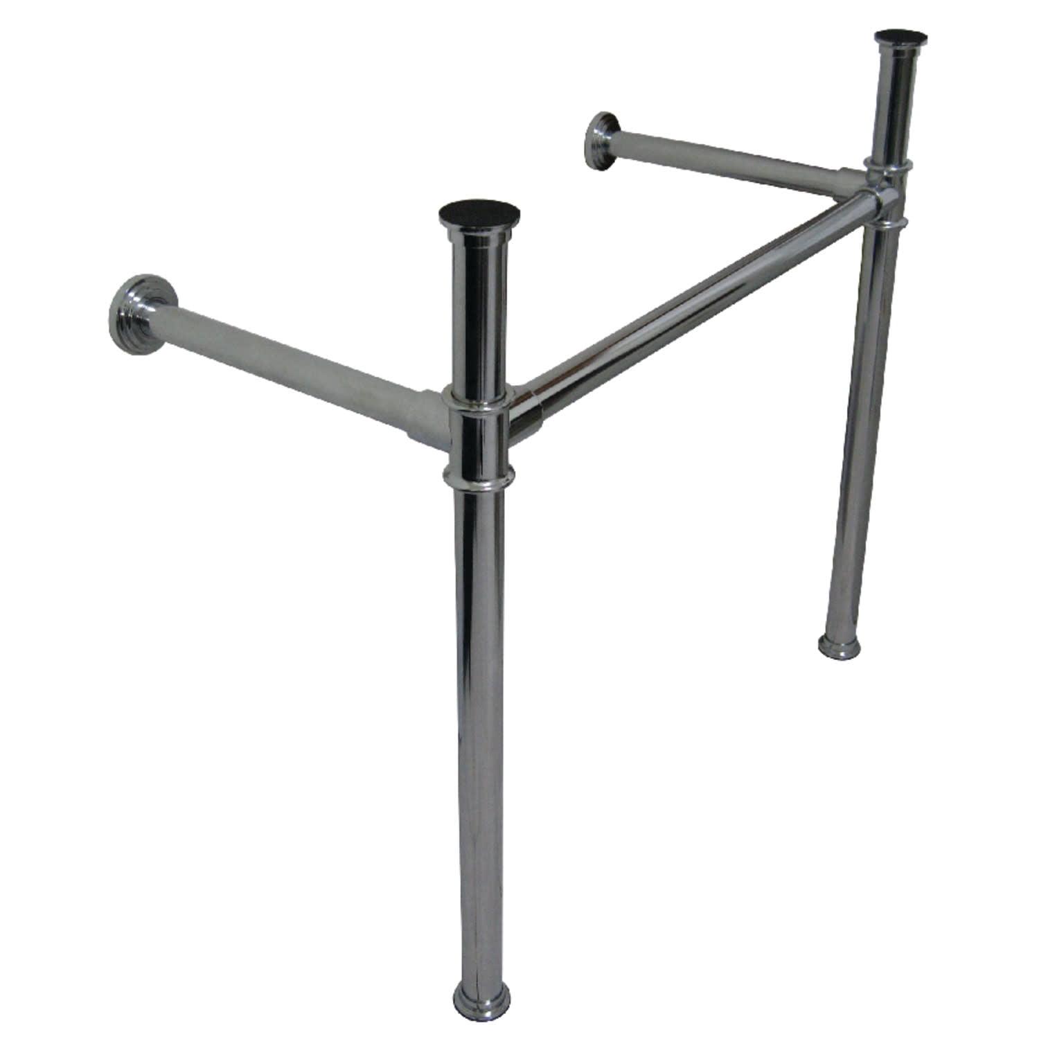 Imperial 28.5" Polished Chrome Stainless Steel Console Legs