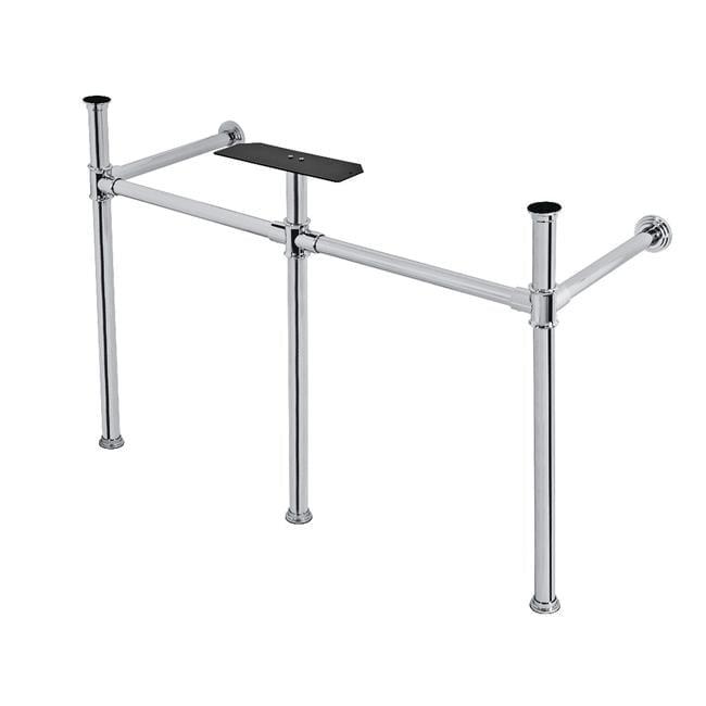 Imperial Polished Chrome Stainless Steel Console Sink Legs