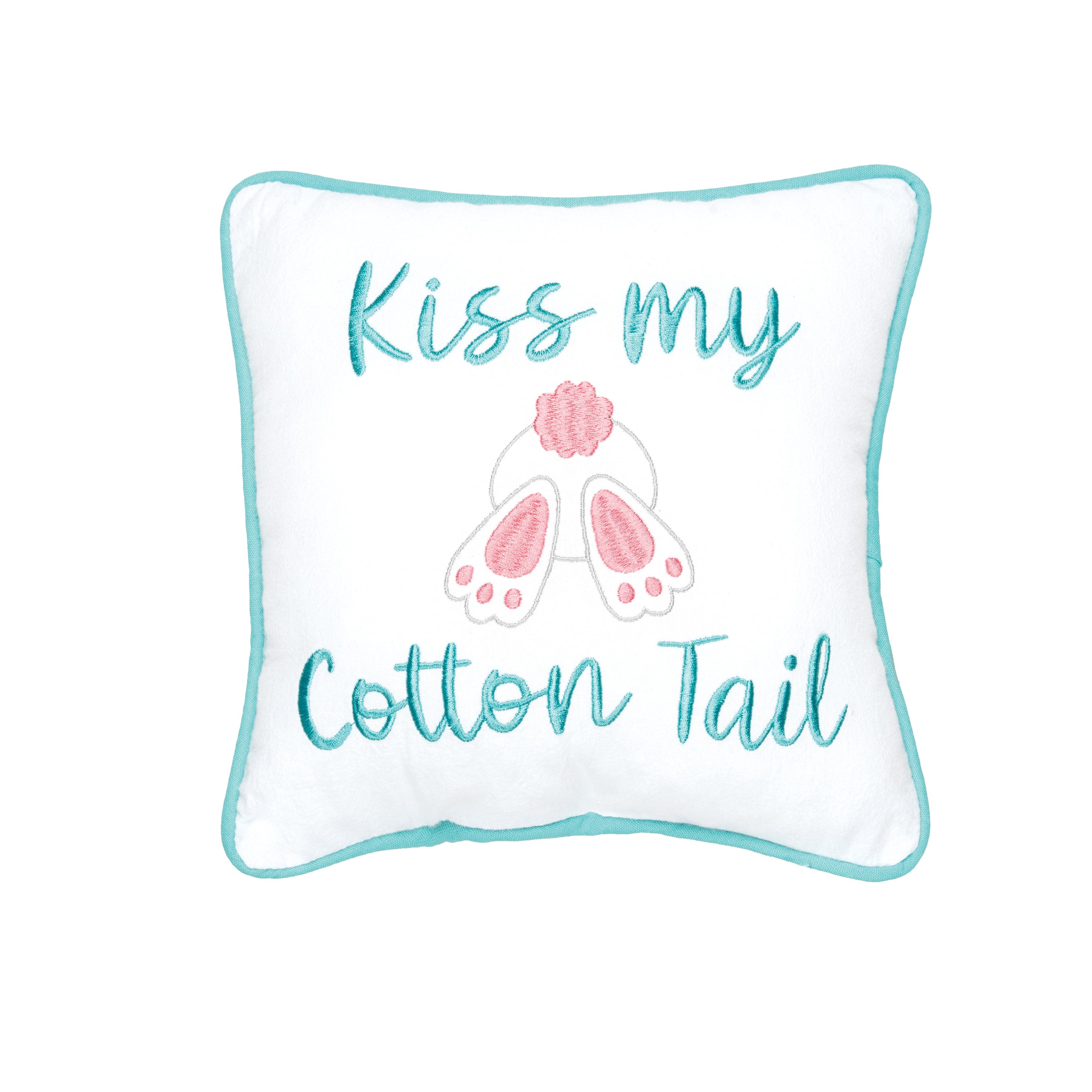 C&F Home Kiss My Cotton Tail Pillow