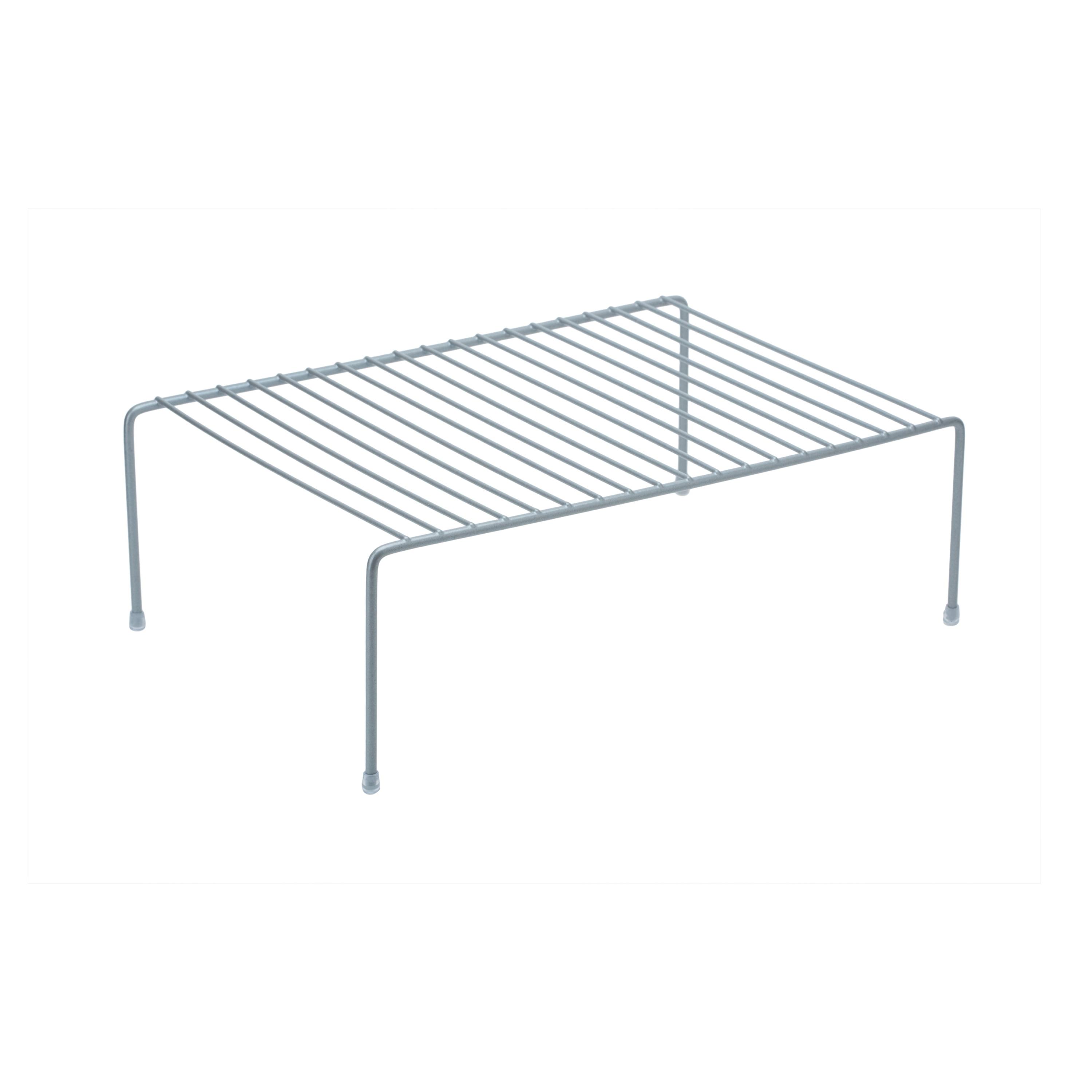 Large Gray Iron Kitchen Shelf Organizer