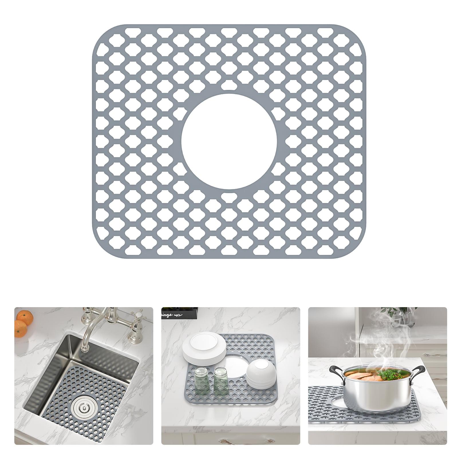 14" x 11" Non-Slip Silicone Grid Sink Mat