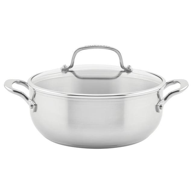 KitchenAid ® Stainless Steel 4-Qt. Covered Casserole
