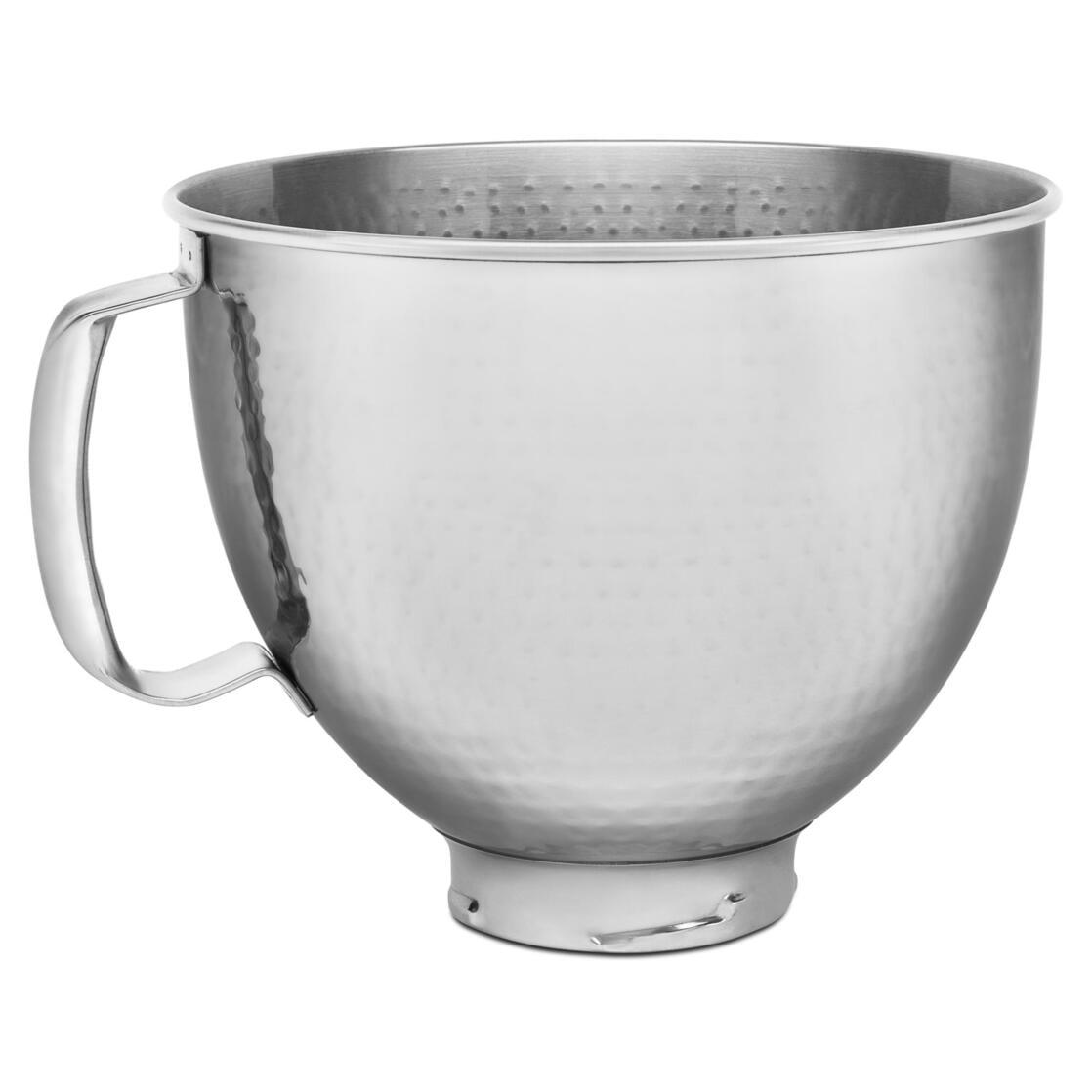 KitchenAid 5 Quart Tilt Head Hammered Stainless Steel Bowl, KSM5SSBHM