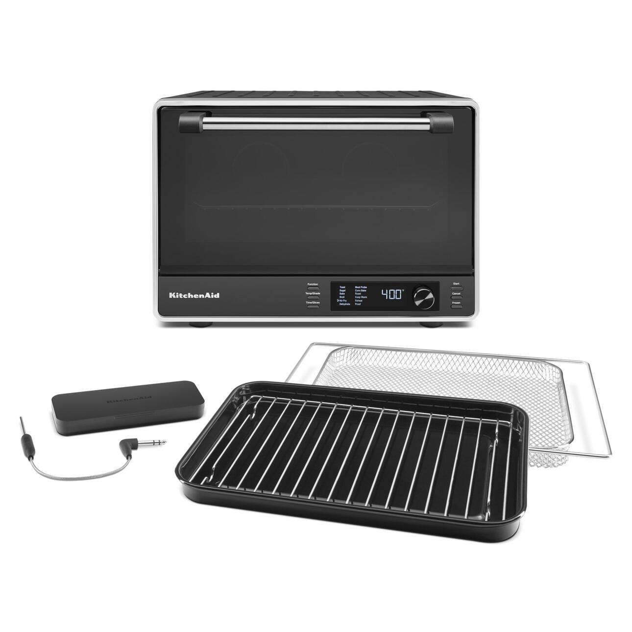 Black Matte Dual Convection Countertop Oven with Air Fry