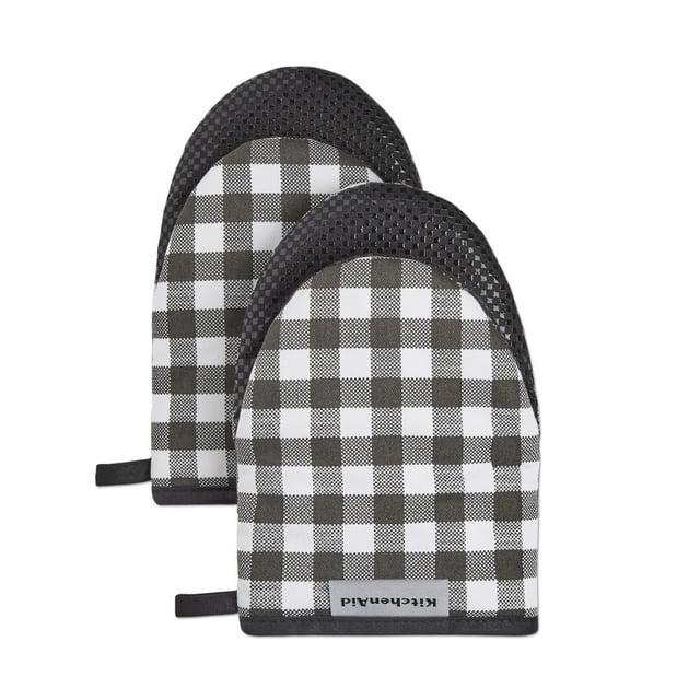 KitchenAid Gingham 2-Piece Oven Mitt (Set of 2)