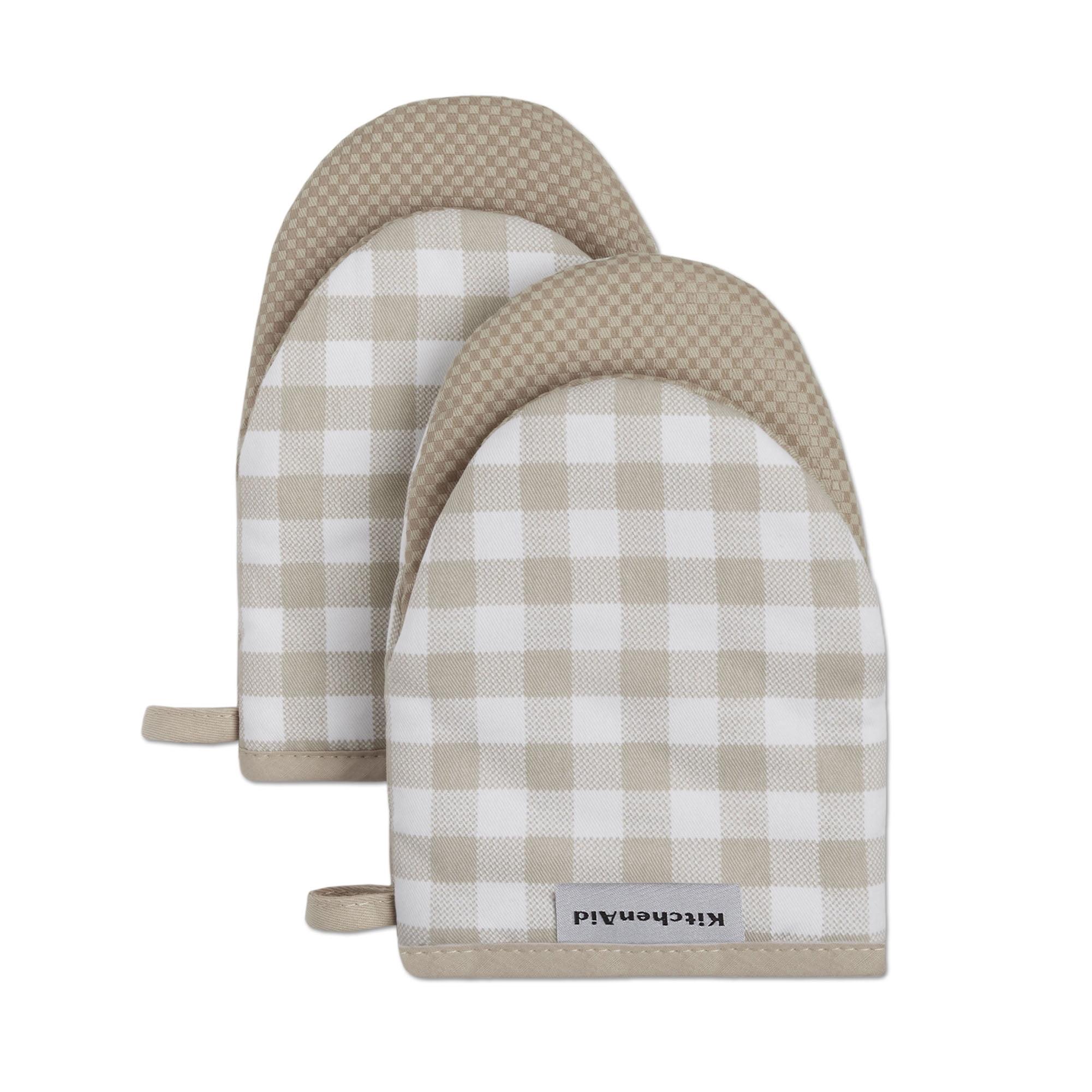 KitchenAid Gingham 2-Piece Oven Mitt