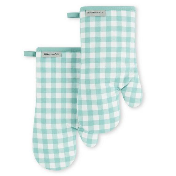 KitchenAid® KitchenAid Gingham Oven Mitt 2-Pack Set, 7" x 13" (Set of 2)