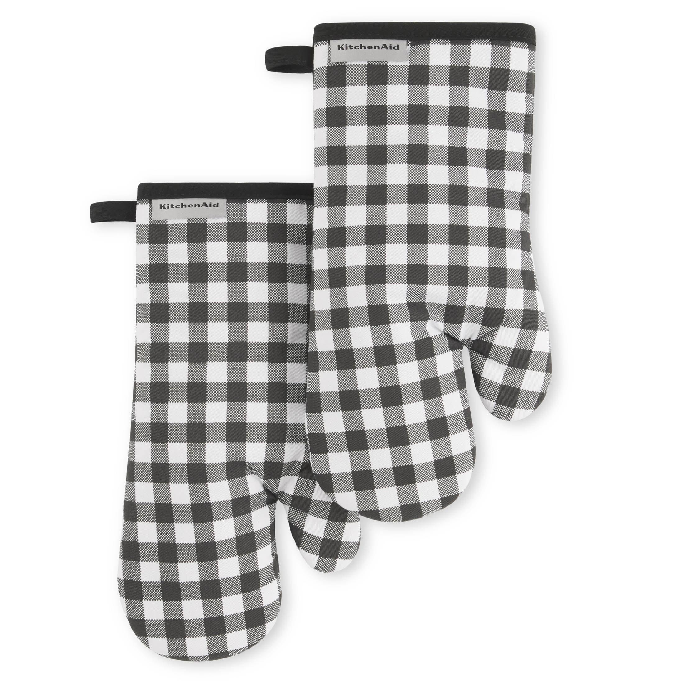 KitchenAid® KitchenAid Gingham Oven Mitt 2-Pack Set, 7" x 13" (Set of 2)