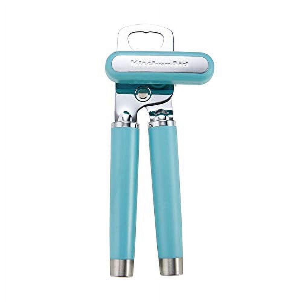 Turquoise Stainless Steel Ergonomic Can and Bottle Opener