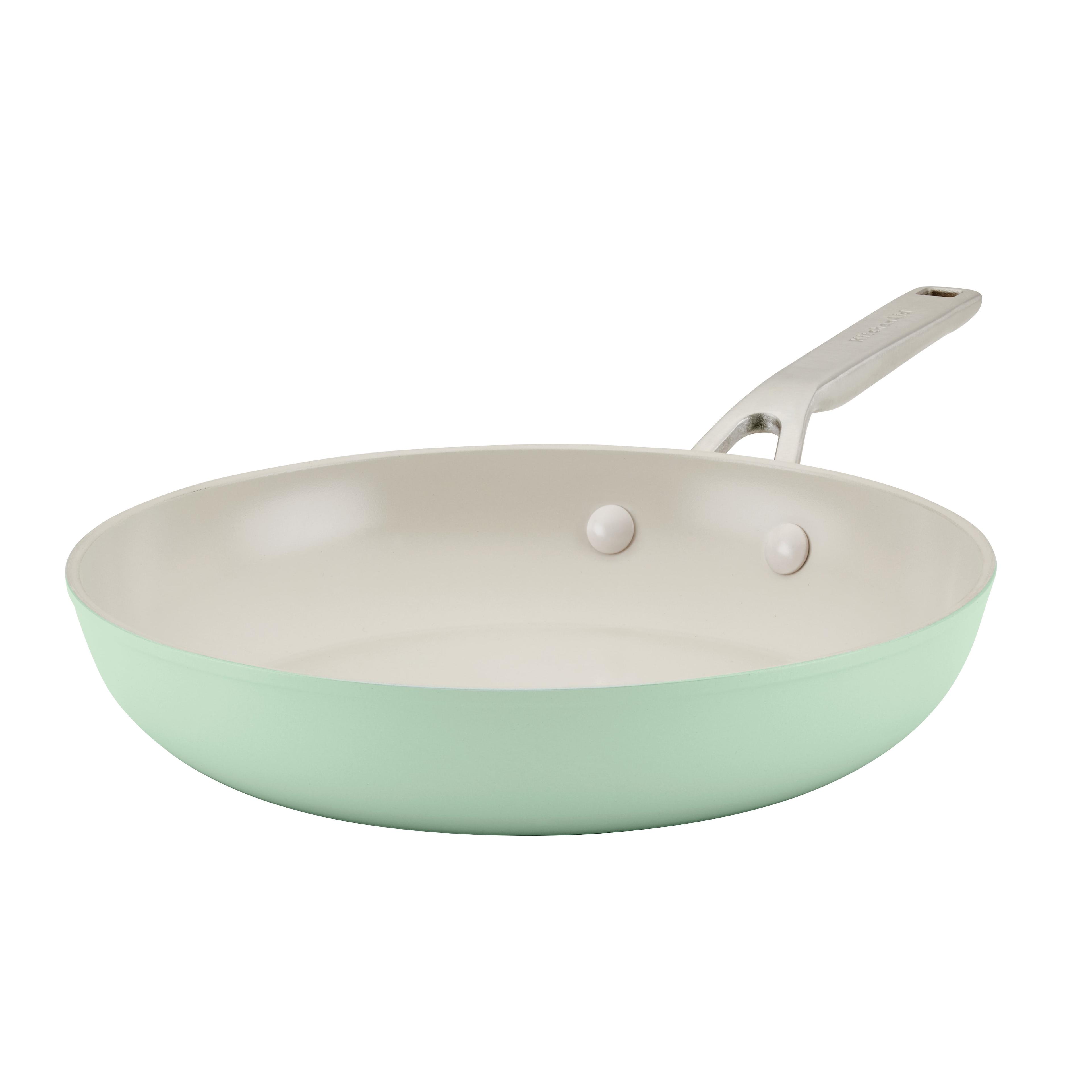 KitchenAid Hard Anodized 10" Nonstick Ceramic Frying Pan - Pistachio