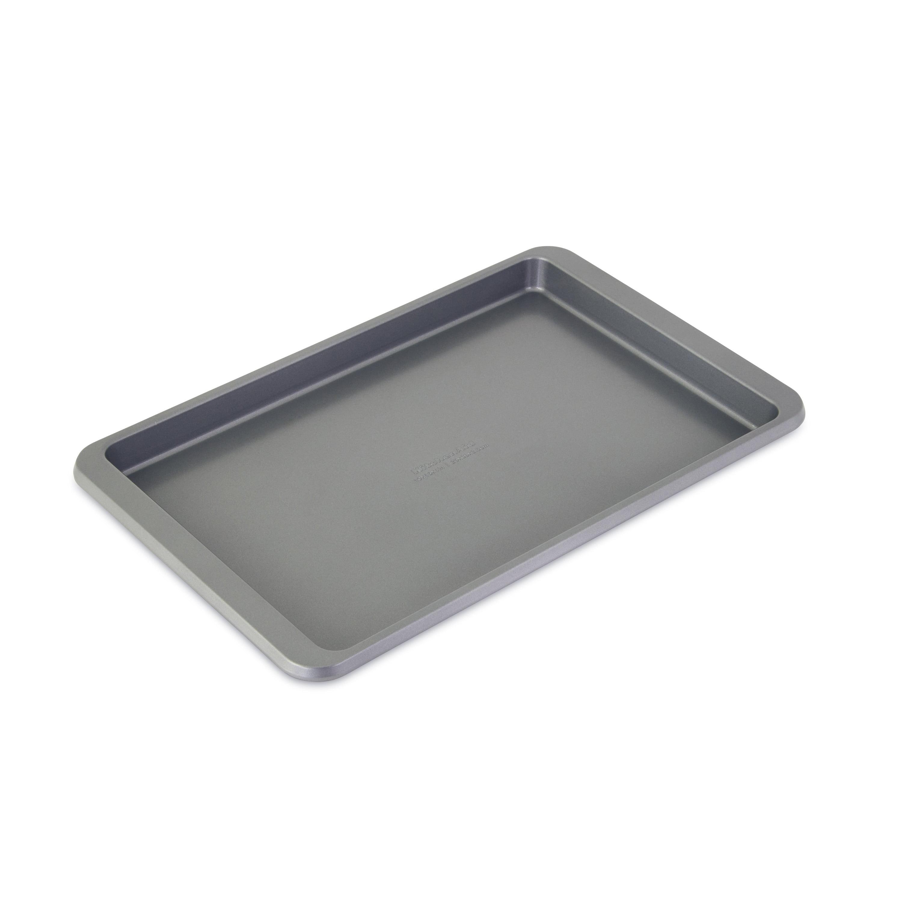 KitchenAid Nonstick Aluminized Steel 10 x 15 inch Baking Sheet, Contour Silver