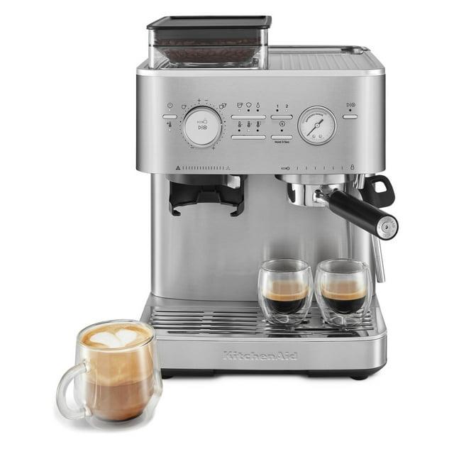 KitchenAid® Semi Automatic Espresso Machine with Burr Grinder in Juniper