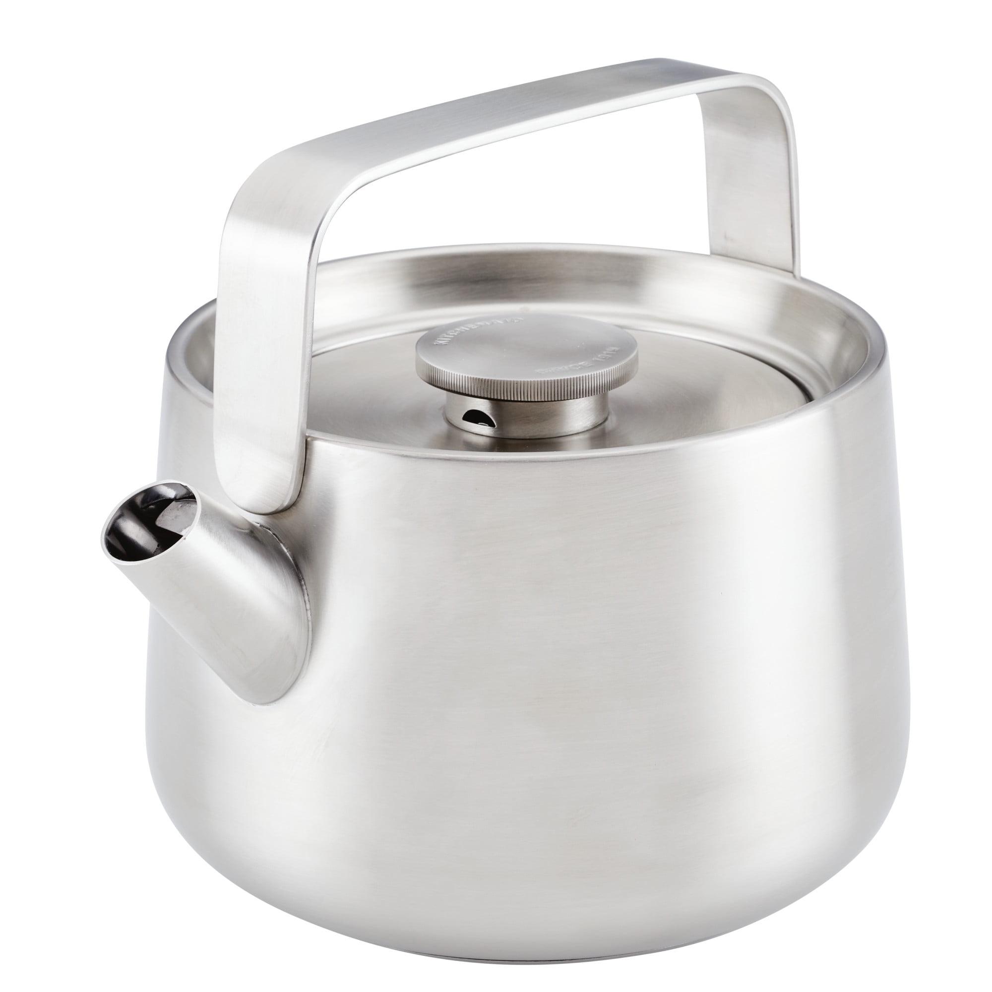 1.9 Quart Silver Stainless Steel Whistling Kettle