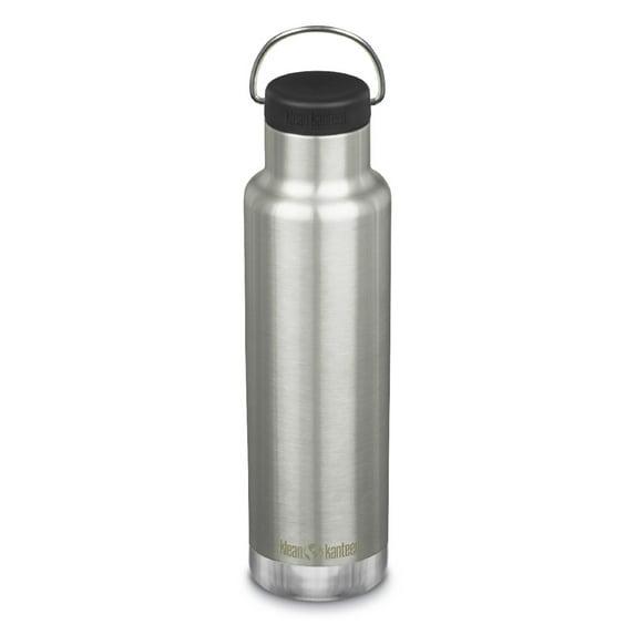 Klean Kanteen 20 Oz Classic Loop Top Brushed Stainless