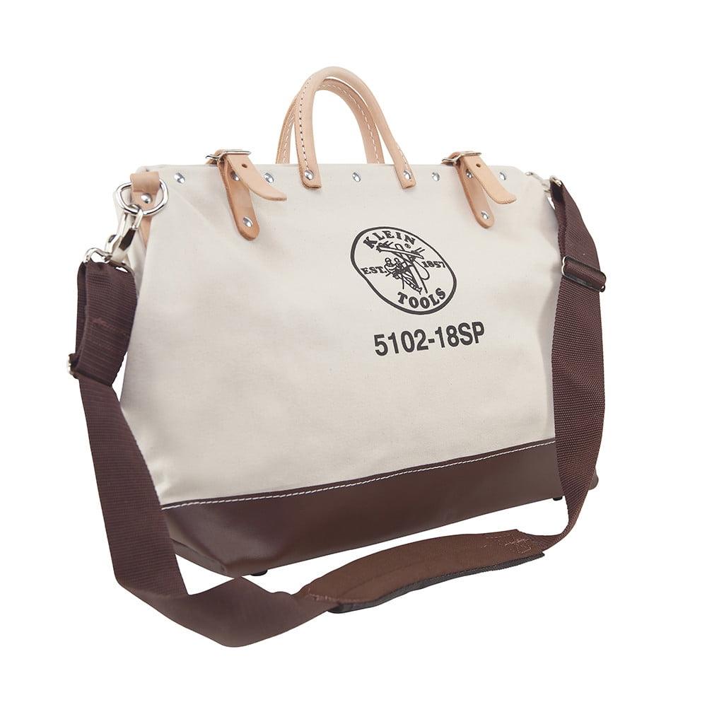 Klein Tools 5102-18SP 18 in. Deluxe Canvas Tool Bag