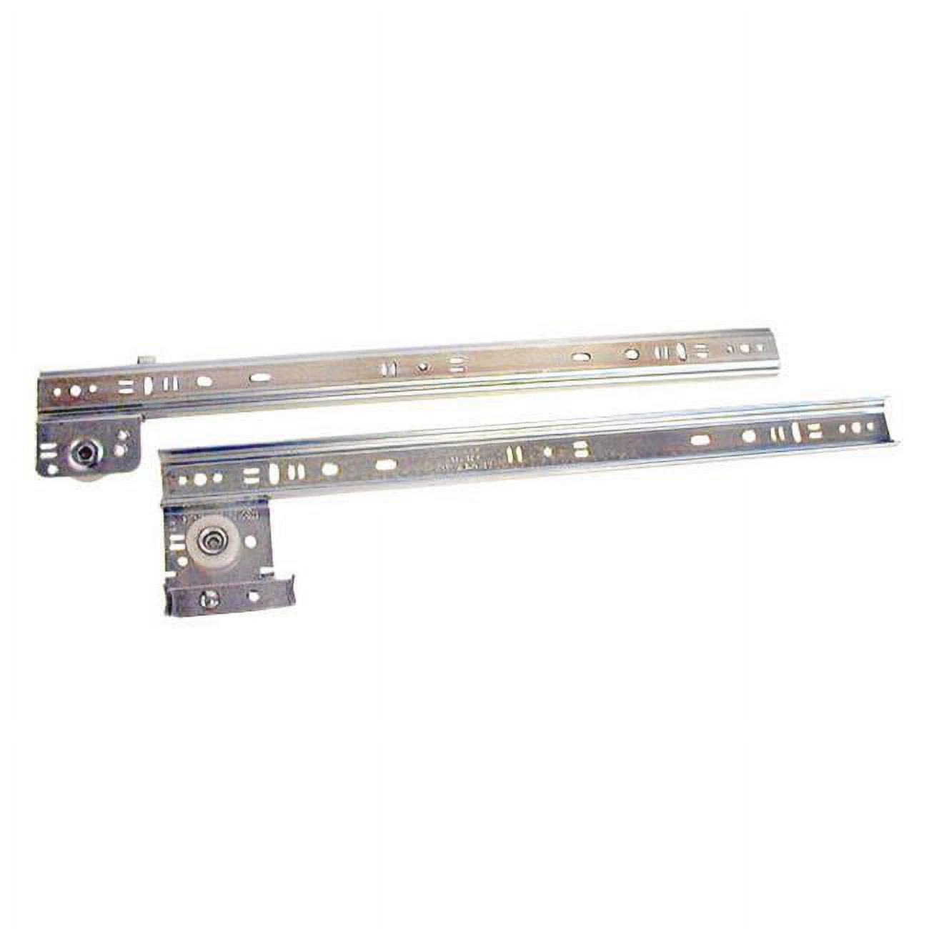 Knape & Vogt KV1300 P12 12 in. Ball Bearing 0.75 Extension Drawer Slides - 75 lbs, Zinc