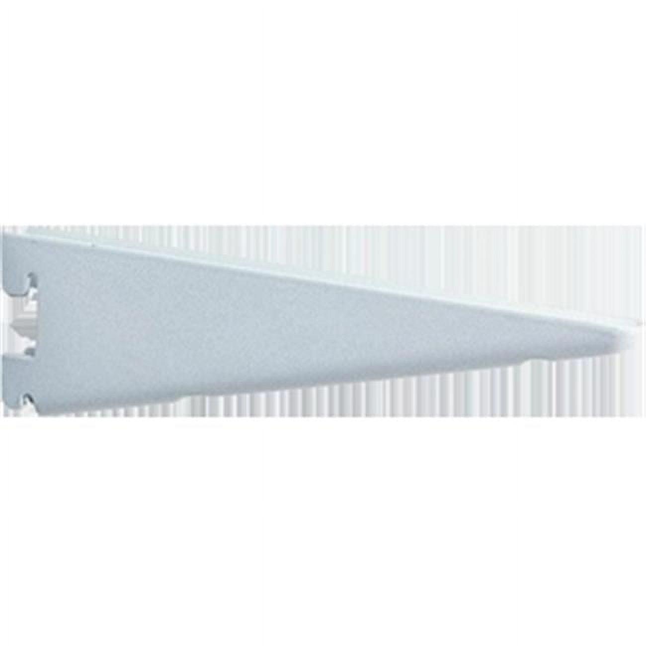 White Heavy-Duty Steel Wall Shelf Bracket 10.5"