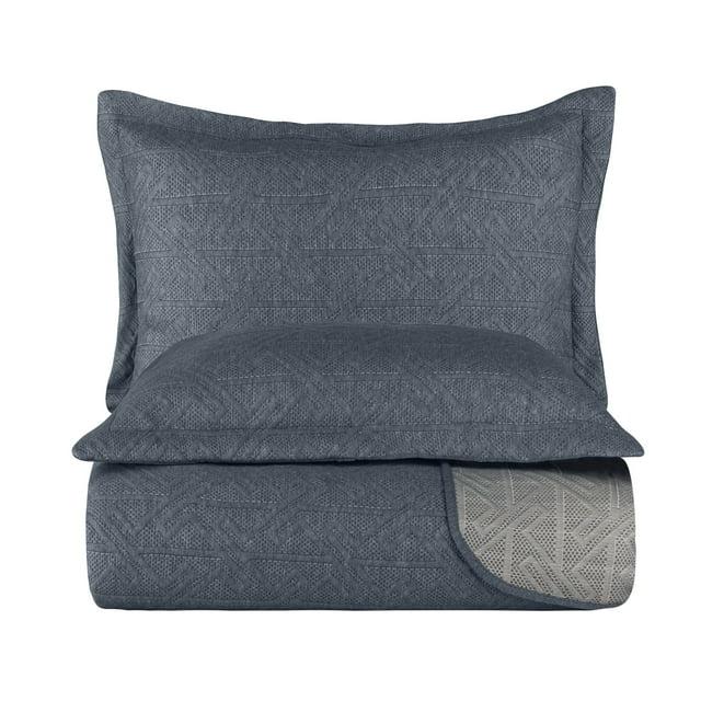 Ambesonne Flannel Mixed Coverlet Set (Set of 3)