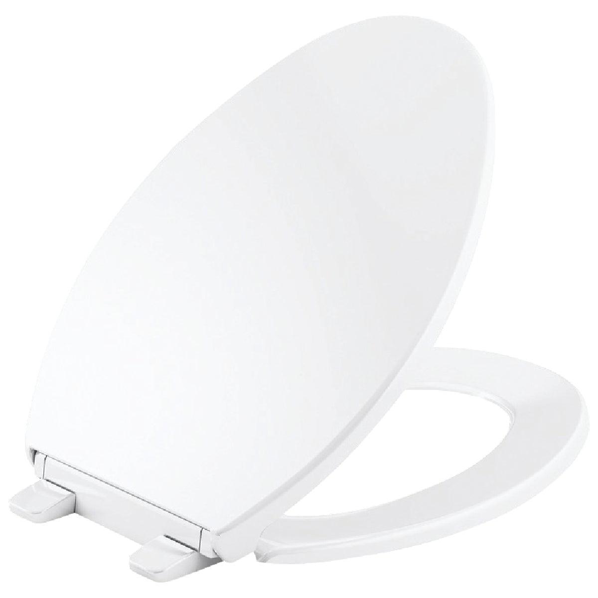 Brevia Toilet Seat with Quick-Release Hinges and Grip-Tight Bumpers