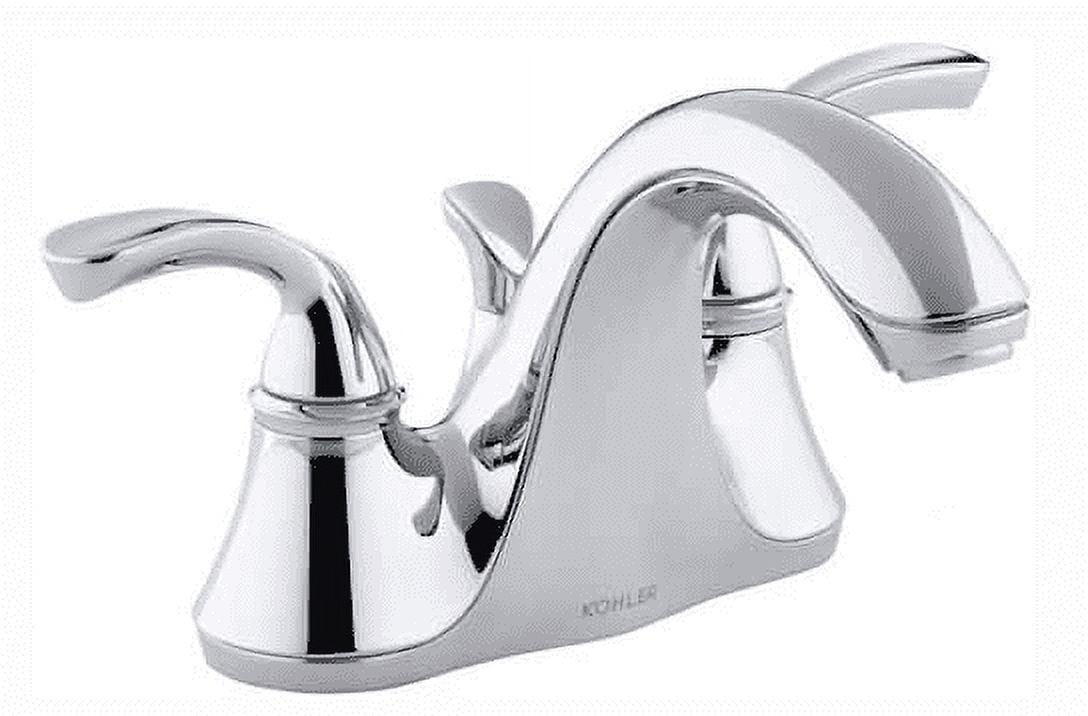 Forté Two-Handle 4 Inch Centerset Bathroom Faucet with Drain Assembly, 1.2 GPM