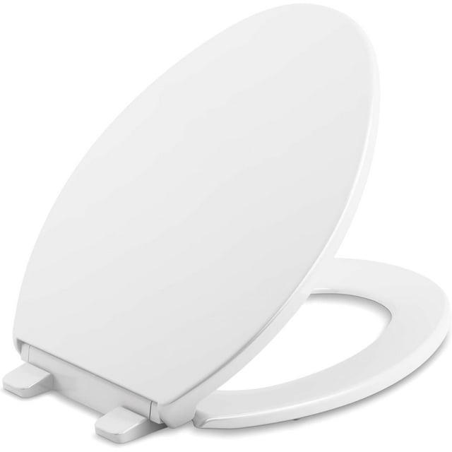 Kohler Brevia Quiet-Close Toilet Seat with Grip-Tight Bumpers and Quick-Attach Hardware