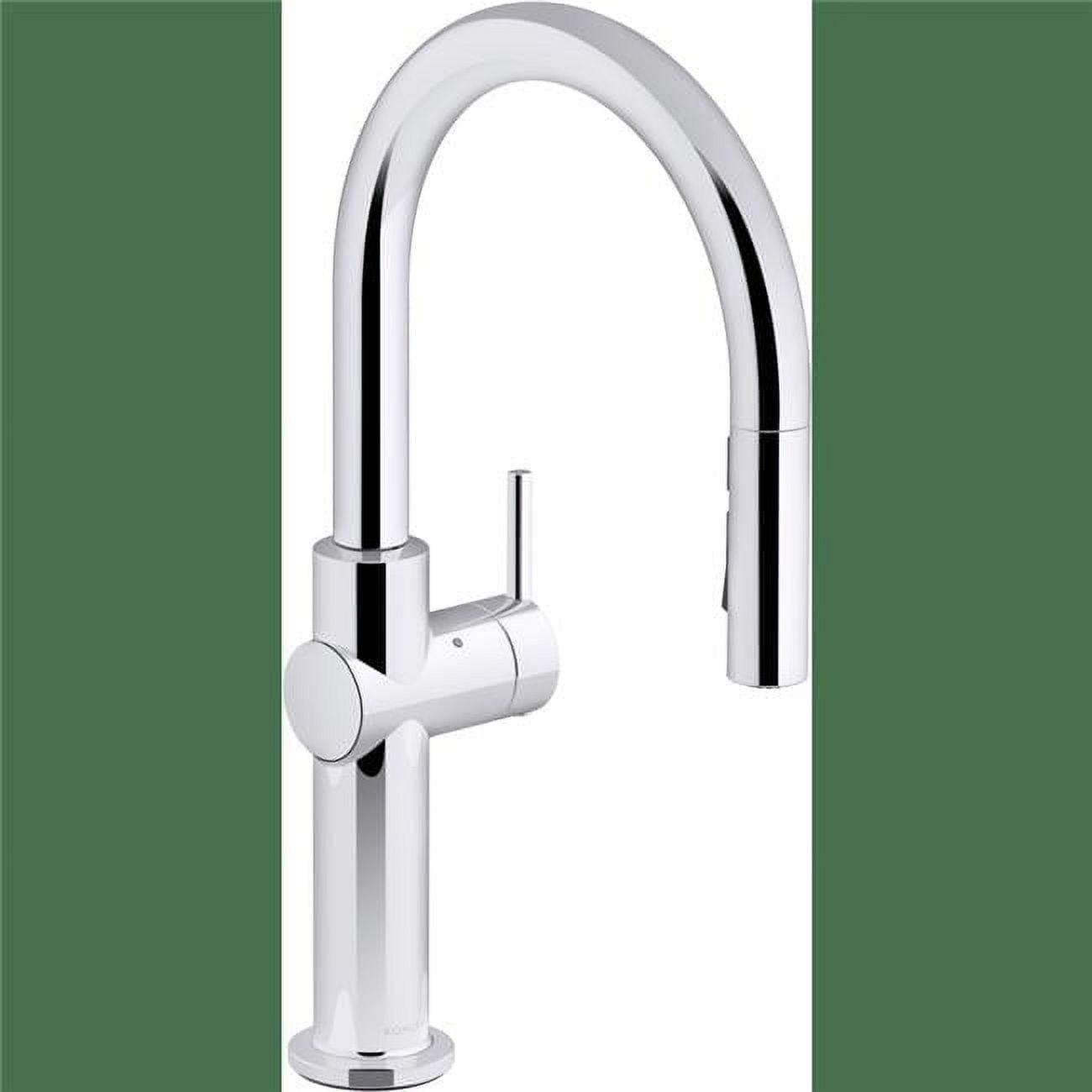 Crue Touchless Pull-Down Kitchen Sink Faucet with Three-Function Sprayhead
