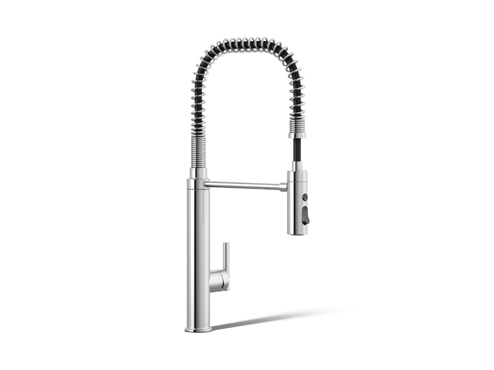 Kohler Purist® Single Handle Semi-Professional Pre-Rinse Kitchen Faucet with Pull Down Sprayer