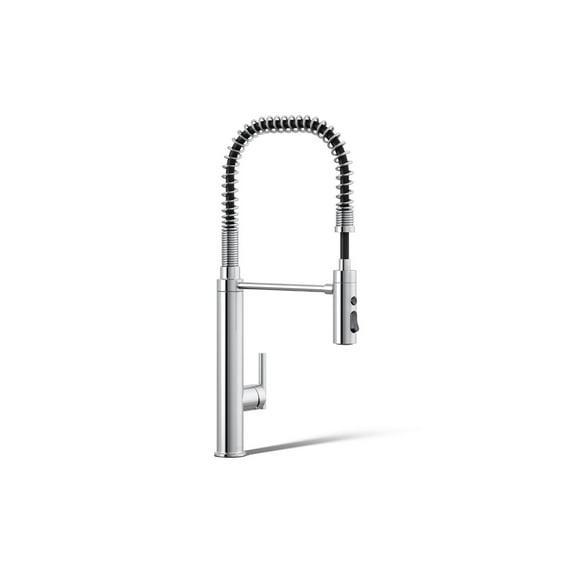 Kohler Purist® Single Handle Semi-Professional Pre-Rinse Kitchen Faucet with Pull Down Sprayer
