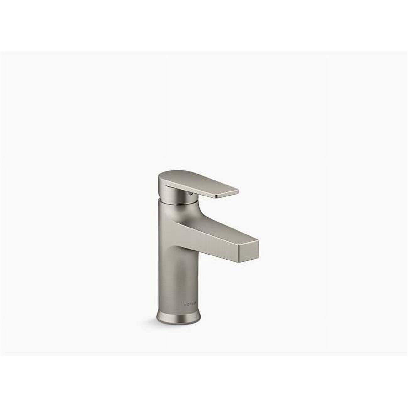 Kohler Taut Single-Handle Bathroom Faucet with Pop-Up Drain Assembly, One Hole Bathroom Sink Faucet, 1.2 gpm