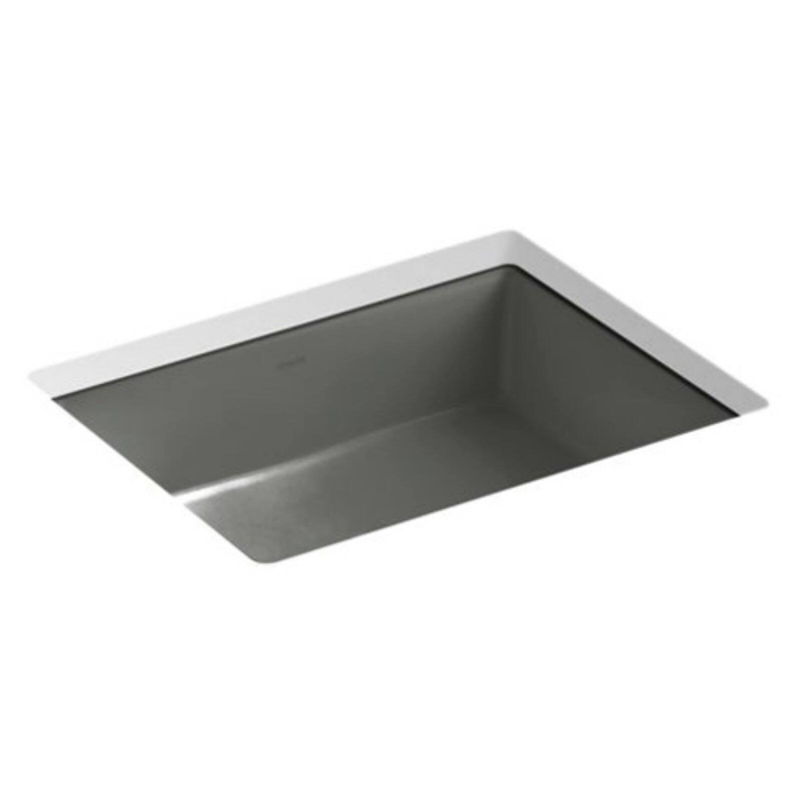 Verticyl Rectangular Undermount Bathroom Sink with Overflow