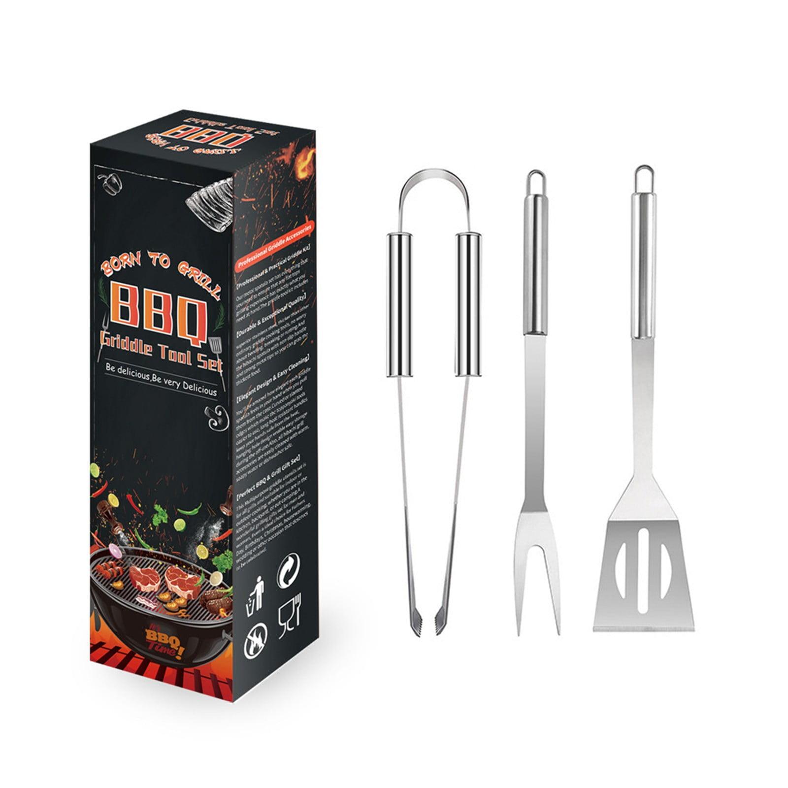 Kokovifyves Sports and Outdoors Clearance Stainless Steel BBQ Tool Set - Outdoor BBQ Grill Set