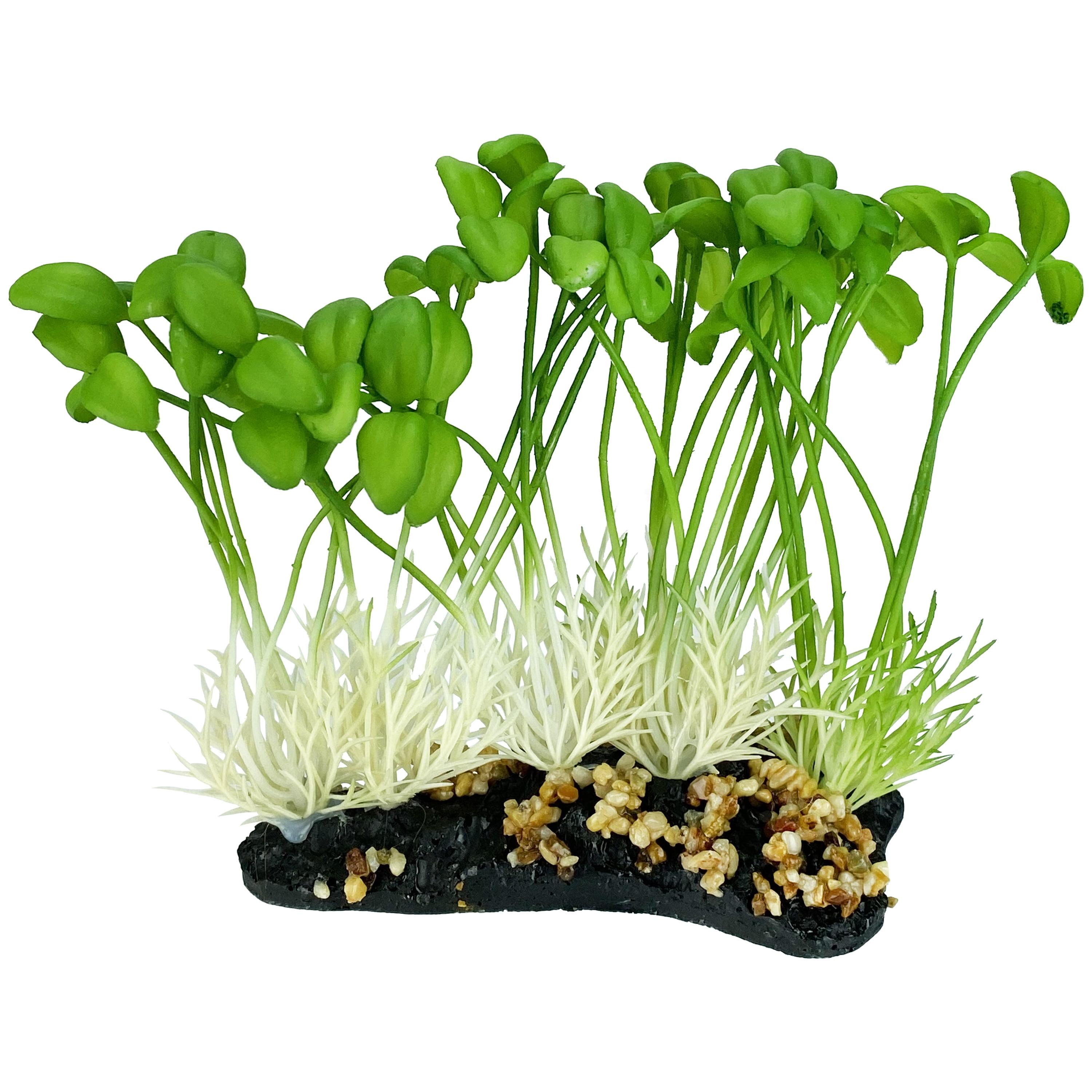 Komodo Sprouts Ornament, Artificial Plant, Green, Aquarium Decor