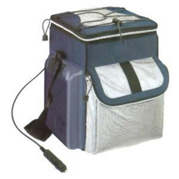 Koolatron D13 Soft-Sided Electric Travel Cooler, 14-Quart Capacity, 12V Car Outlet Plug, Holds Twenty 12-ounce Cans or 2L Bottles Upright, Soft Nylon Sides; Dark Grey