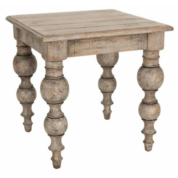 Bander Square Reclaimed Wood End Table (24")