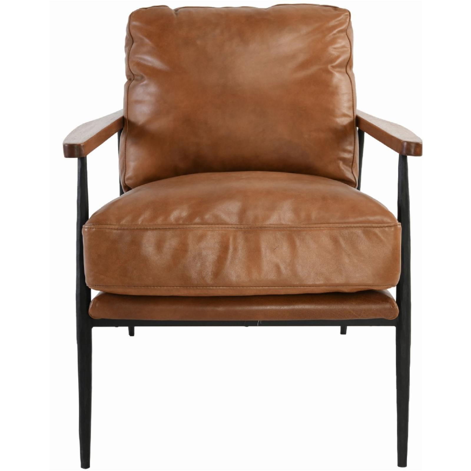 Arnold Genuine Leather Armchair