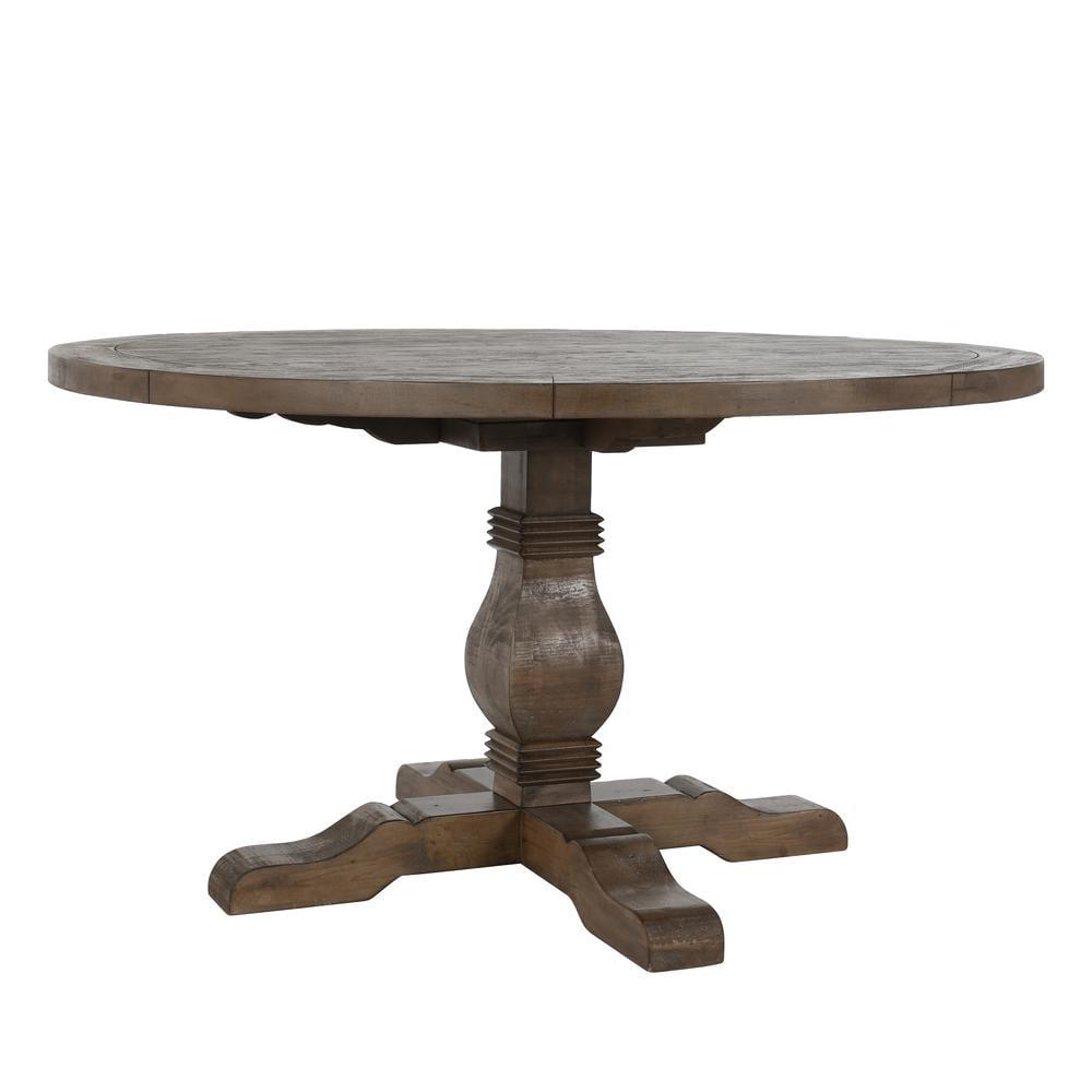 Kinston Solid Wood Pedestal Dining Table