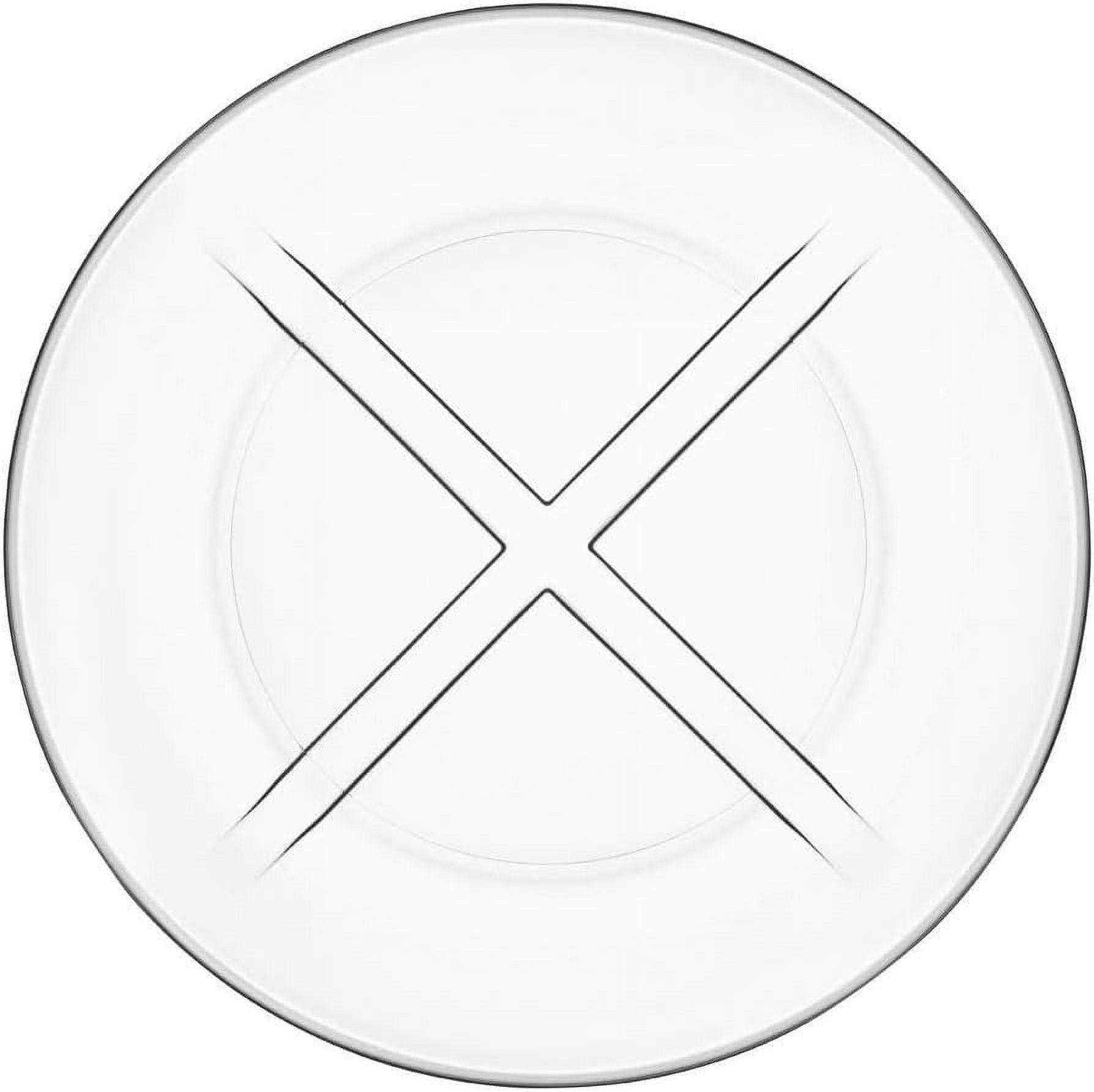 Kosta Boda Bruk 7.67'' Glass Appetizer Plate
