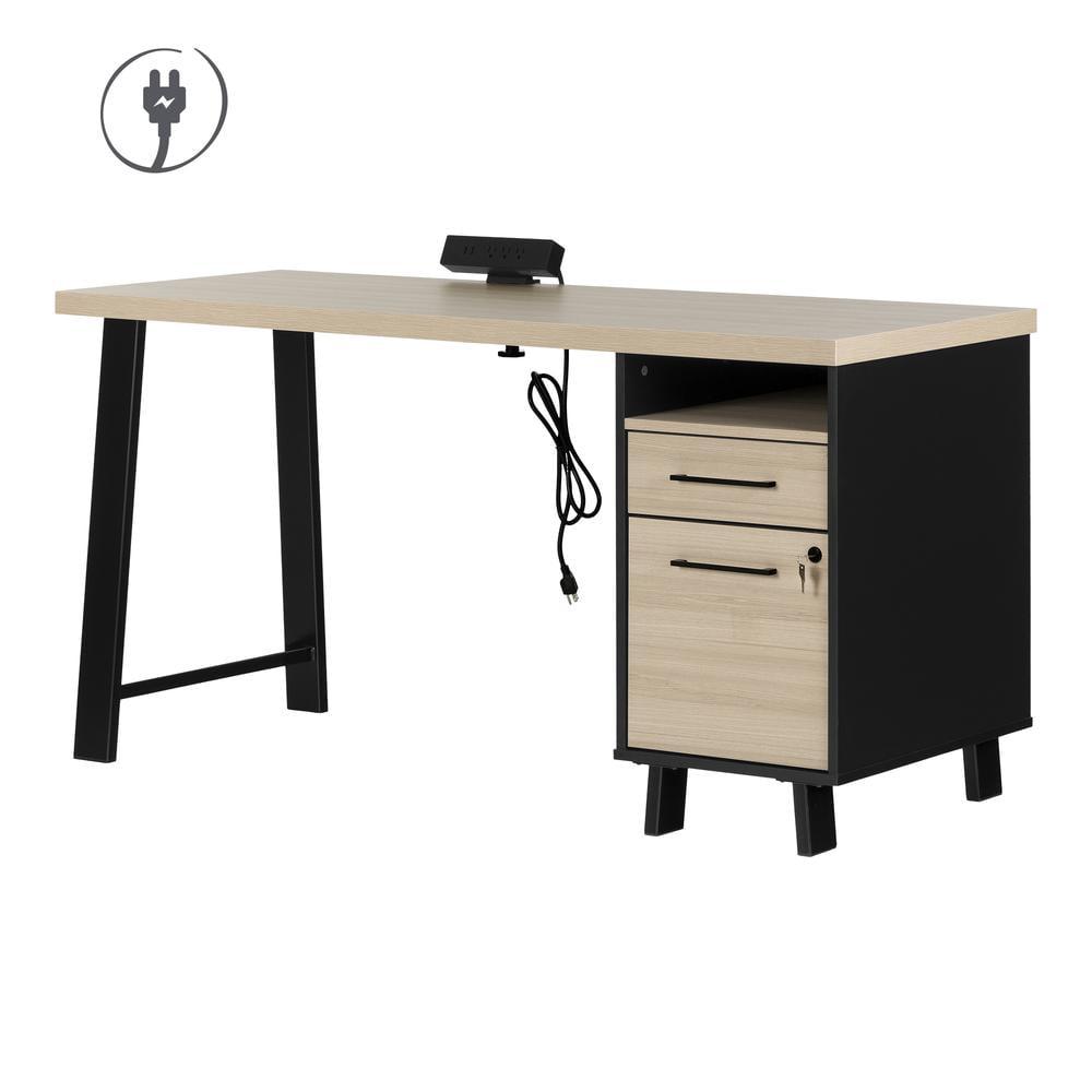 Pearcy Computer Desk with Power Outlet