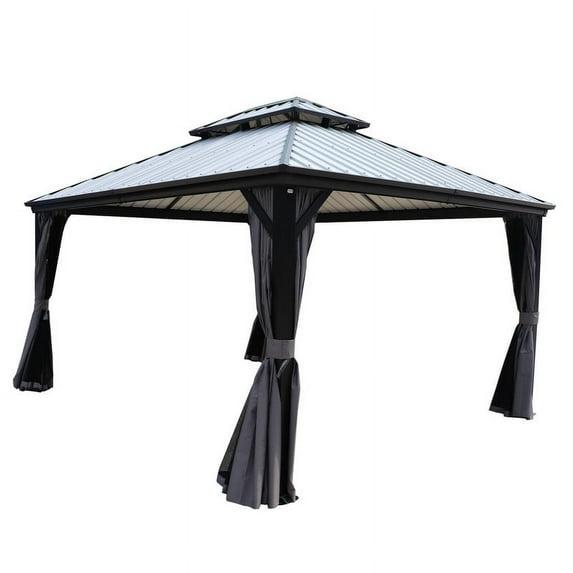 Kozyard 12ft x 12ft Hardtop Gazebo, Anti-weather