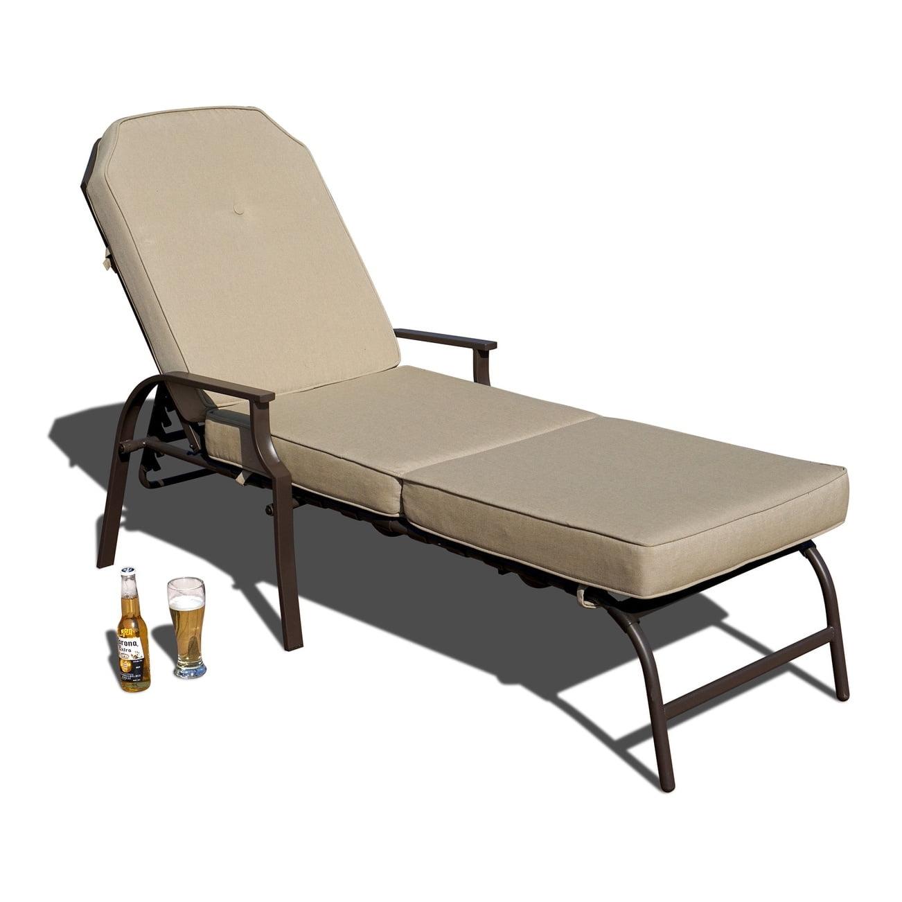 Maya Chaise Lounge - Outdoor Patio Recliner Chair, Comfortable Patio Lounge Chair